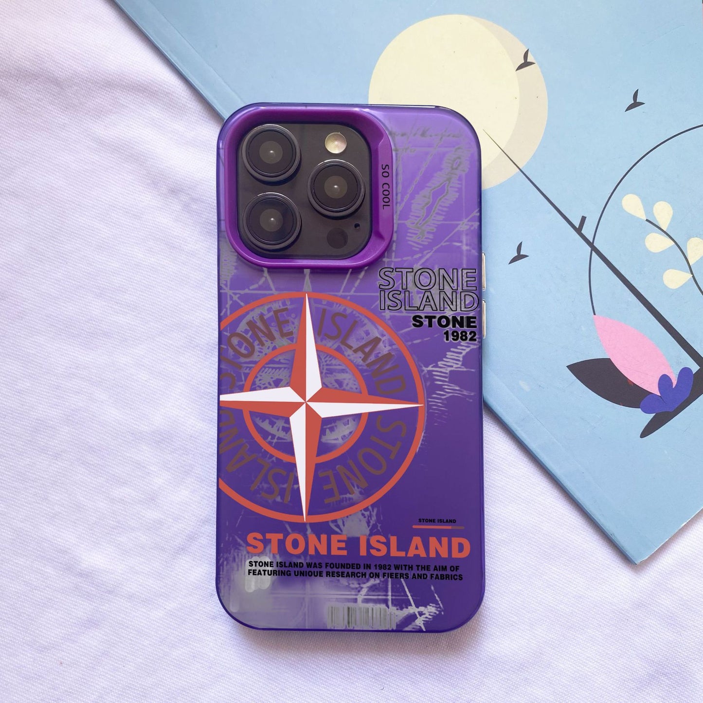 Mobile phone case - Apple style - Stone Island